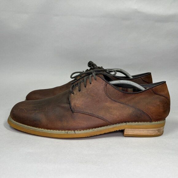 Bed Stu Men's Size 11 Luz Rustic Brown Leather Oxfords - Picture 5 of 13